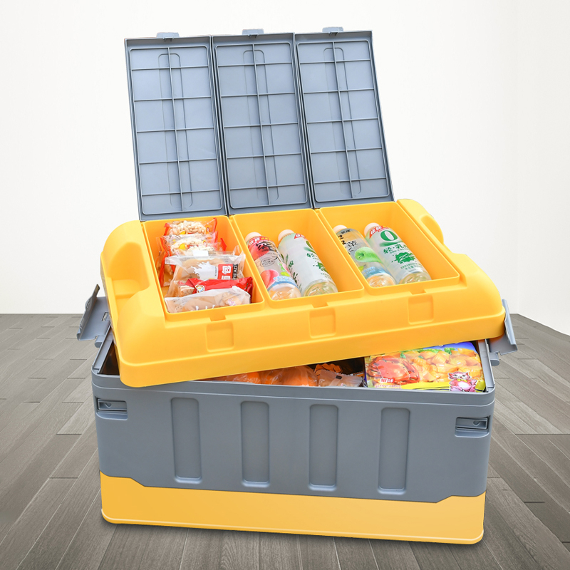 Thùng Đựng Đồ 70L 40L Để Cốp Xe Ô Tô Gấp Gọn Hộp Để Đồ Chống Va Đập Genz Pehouse Shop