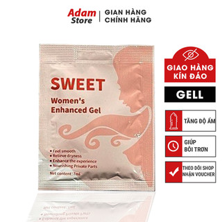 Gel bôi trơn dạng gói Juncai Sweet,gen bôi trơn gốc nước tăng khoái cảm kéo dài quan hệ