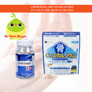 Canxi xương cá tuyết/Tăng chiều cao Bone's Calcium for Kids/GH Creation, Nhật Bản (140g/270v)