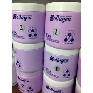 Cặp thuốc duỗi tóc tiwan collagen 1000ml