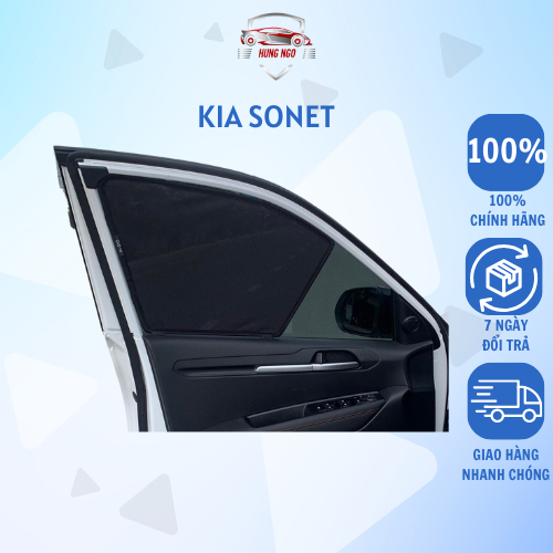 Rèm Che Nắng Xe Kia Sonet Loại 1 Mr.OTO. Chuẩn Khít Theo Xe. Bảo Hành 2 Năm
