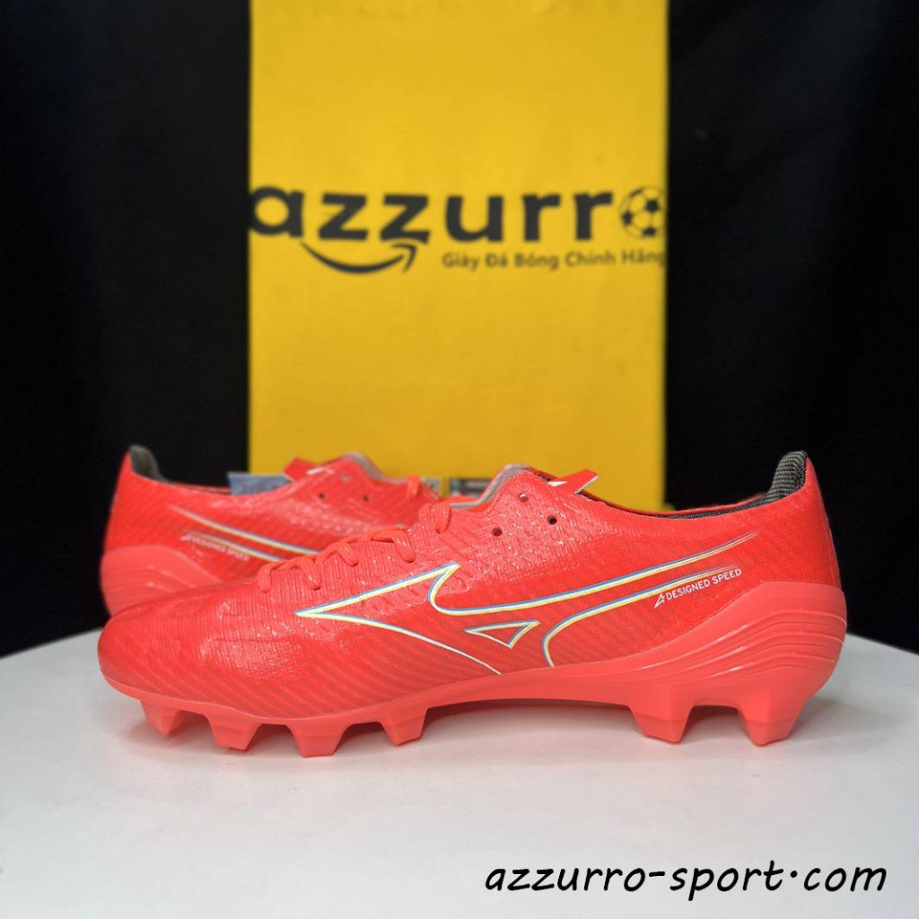 MIZUNO ALPHA PRO FG - Giày Đá Bóng Sân Cỏ Tự Nhiên Chính Hãng - Tặng Kèm Túi Rút + Tất
