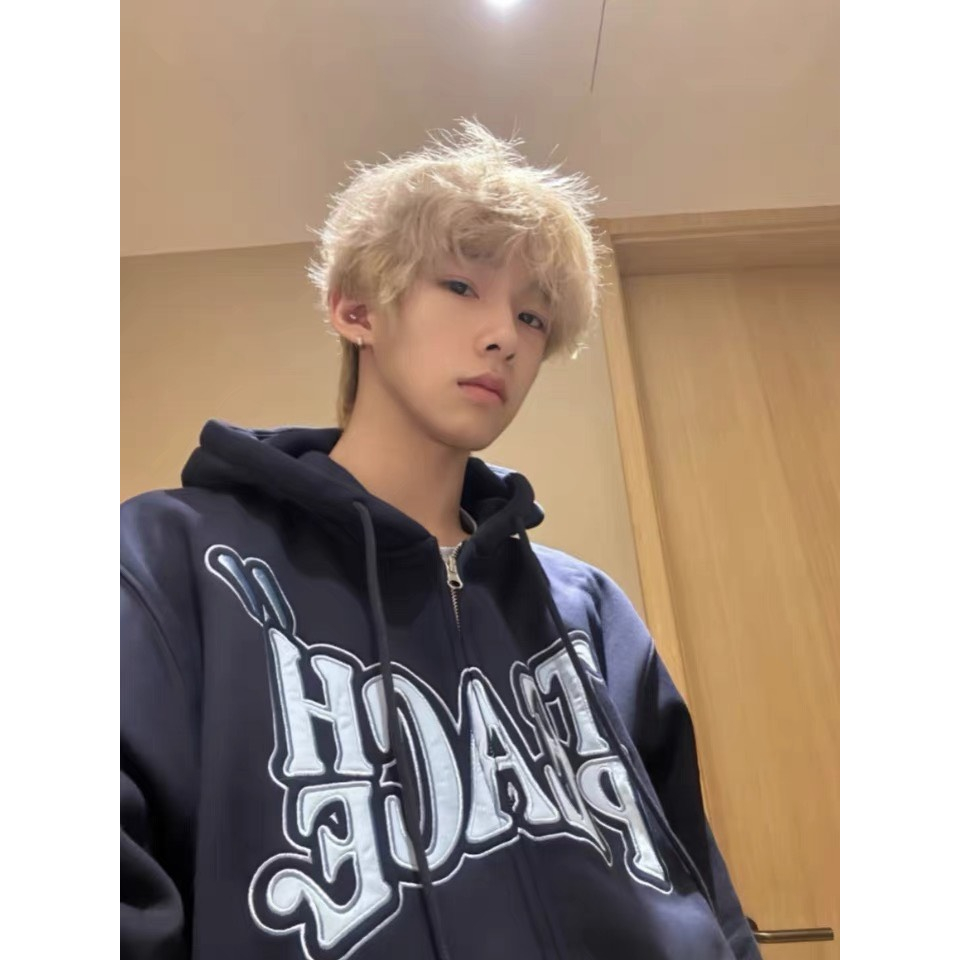 Hoodie Zip , Áo Khoác Nỉ Hoodie Zip EAC Form Rộng Nam Nữ Unisex Nỉ bông DÀY DẶN - dt_shop