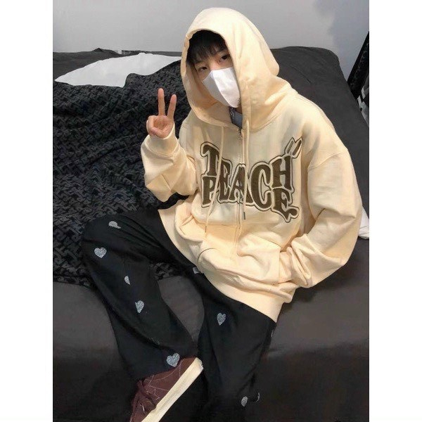 Hoodie Zip , Áo Khoác Nỉ Hoodie Zip EAC Form Rộng Nam Nữ Unisex Nỉ bông DÀY DẶN - dt_shop