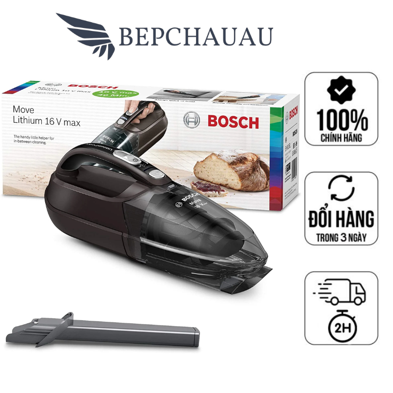 Máy Hút Bụi Cầm Tay BOSCH BHN16L, Máy Hút Bụi Ô Tô, Giường Nệm, Sofa, Nhập Đức, BH 12 Tháng, Bepchauau