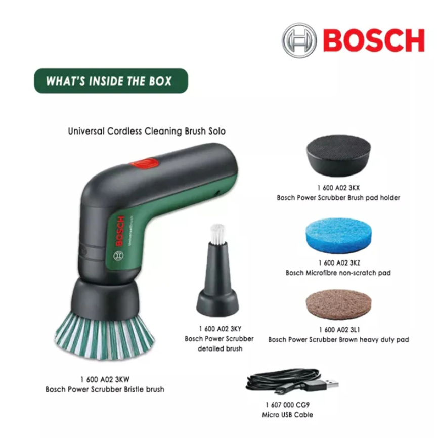 Máy Cọ Rửa Đa Năng BOSCH UniversalBrush, Máy Vệ Sinh Ô Tô, Nhà Tắm, Nhập Đức, BH 12 Tháng, 1 chiếc
