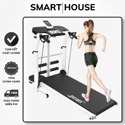 Máy chạy bộ cơ, Máy Chạy Bộ Cơ Đa Năng Giảm Cân, Tan Mỡ Bụng Tại Nhà Tiện Lợi Nhỏ Gọn