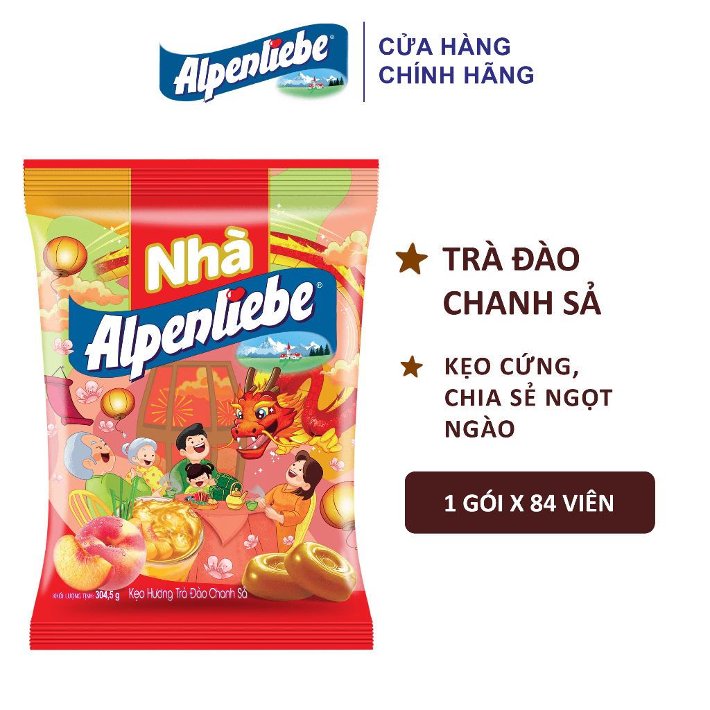 Kẹo cứng Alpenliebe nhiều hương (Gói to)