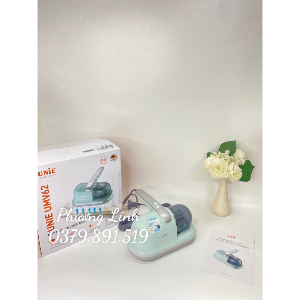 Máy Hút Bụi Chăn Đệm, Sofa, Giường UNIE UMV62 - Công Suất 350W -  Hàng Chính Hãng Bảo hành 12 Tháng
