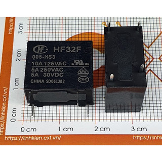 Relay Rơ le 5A 5V (4 chân) JZC/HF32F-005-HS3