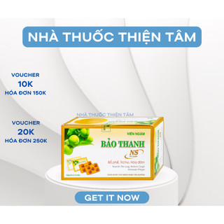 Viên ngậm bảo thanh - viên ngậm ho - bổ phế trừ ho long đờm