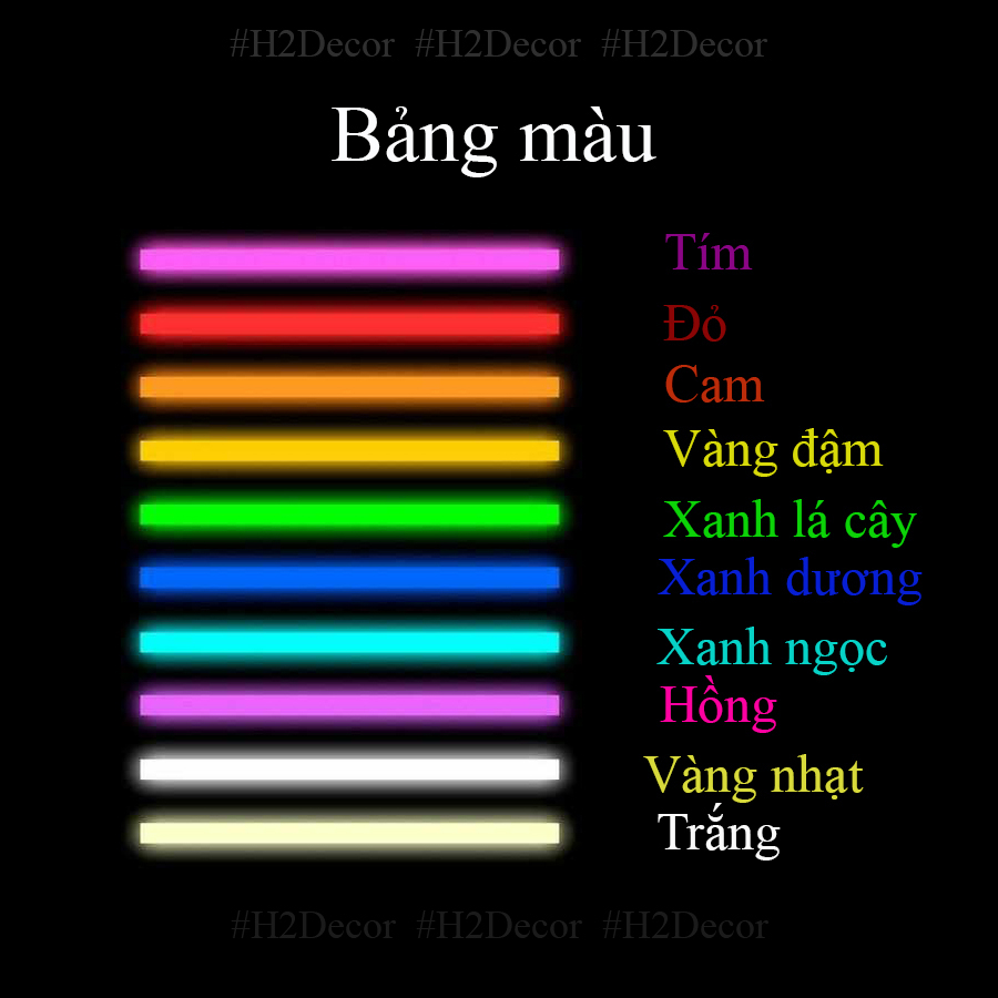Đèn Led Neon Theo Yêu Cầu Decor Trang Trí Phòng Ngủ Quán Cửa Hàng Siêu Chất