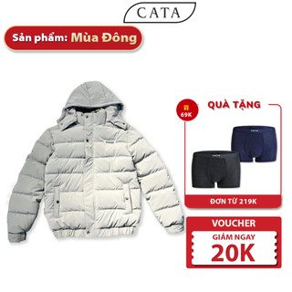 Áo Phao Nam Tang Ngực Cata Collection Chất Liệu Gió Nhung Lì Giúp Cản Gió, Chống Bụi Bẩn, Bề Mặt Không Dễ Nhăn Nhúm CT23