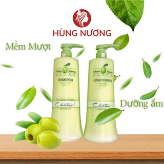  Dầu Gội Chihtsai olive Cấp Ẩm Phục Hồi Tóc Combo Dầu Gội Đầu Dầu Xả Mềm Mượt Tóc 