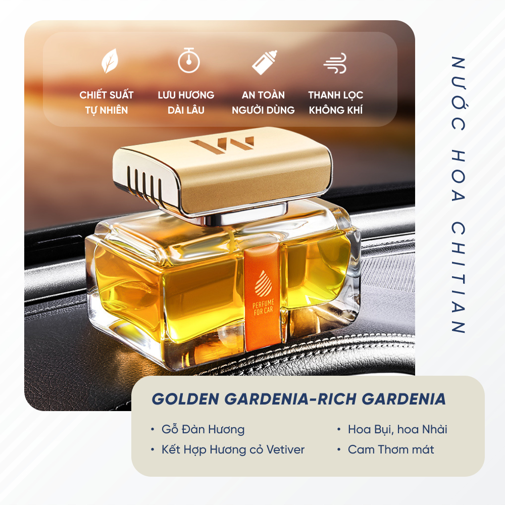 Nước Hoa Chitian cho Xe Hơi Perfume Mùi Hương Dịu Nhẹ, An Toàn Cho Mọi Lứa Tuổi