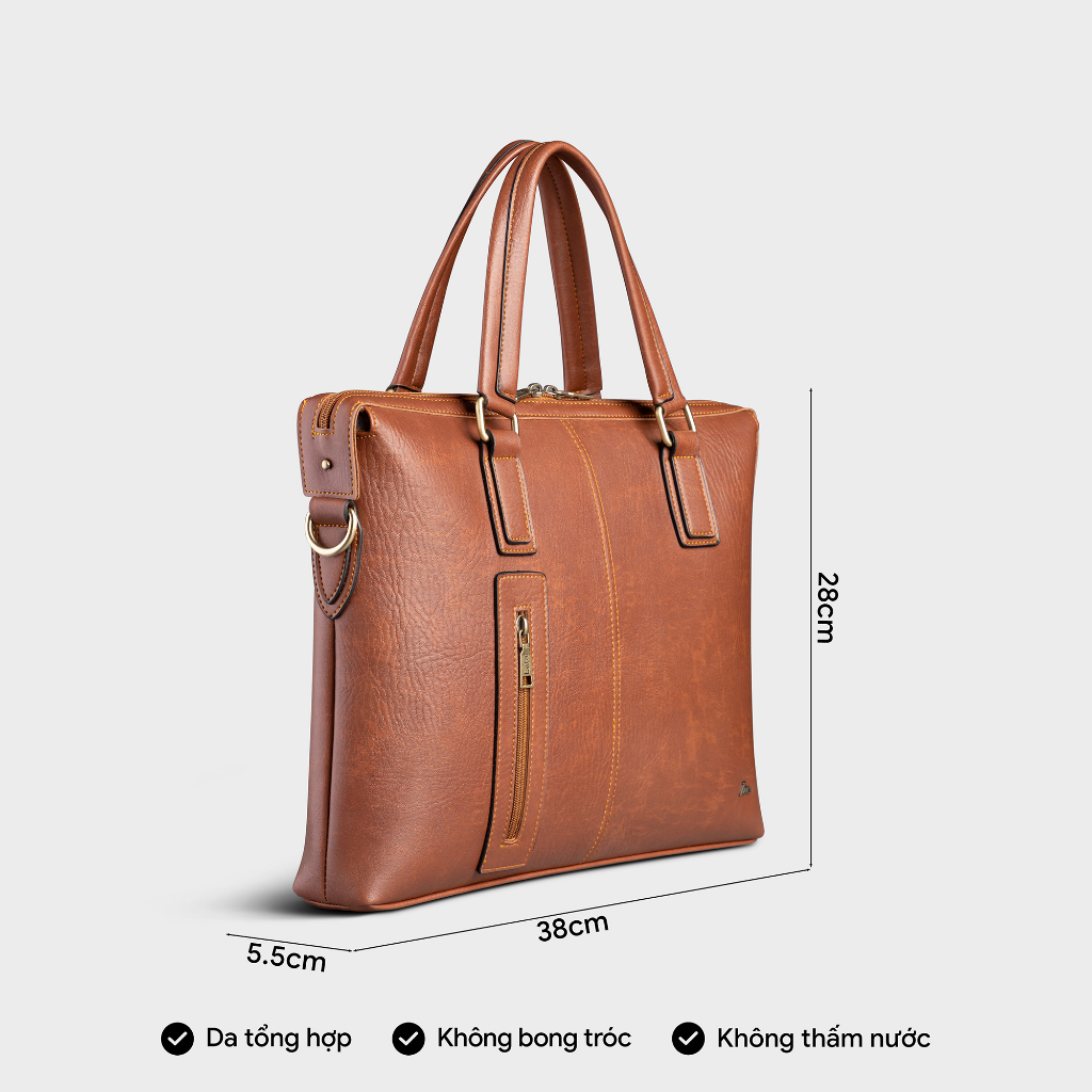 Cặp da nam công sở thời trang Lata CA42