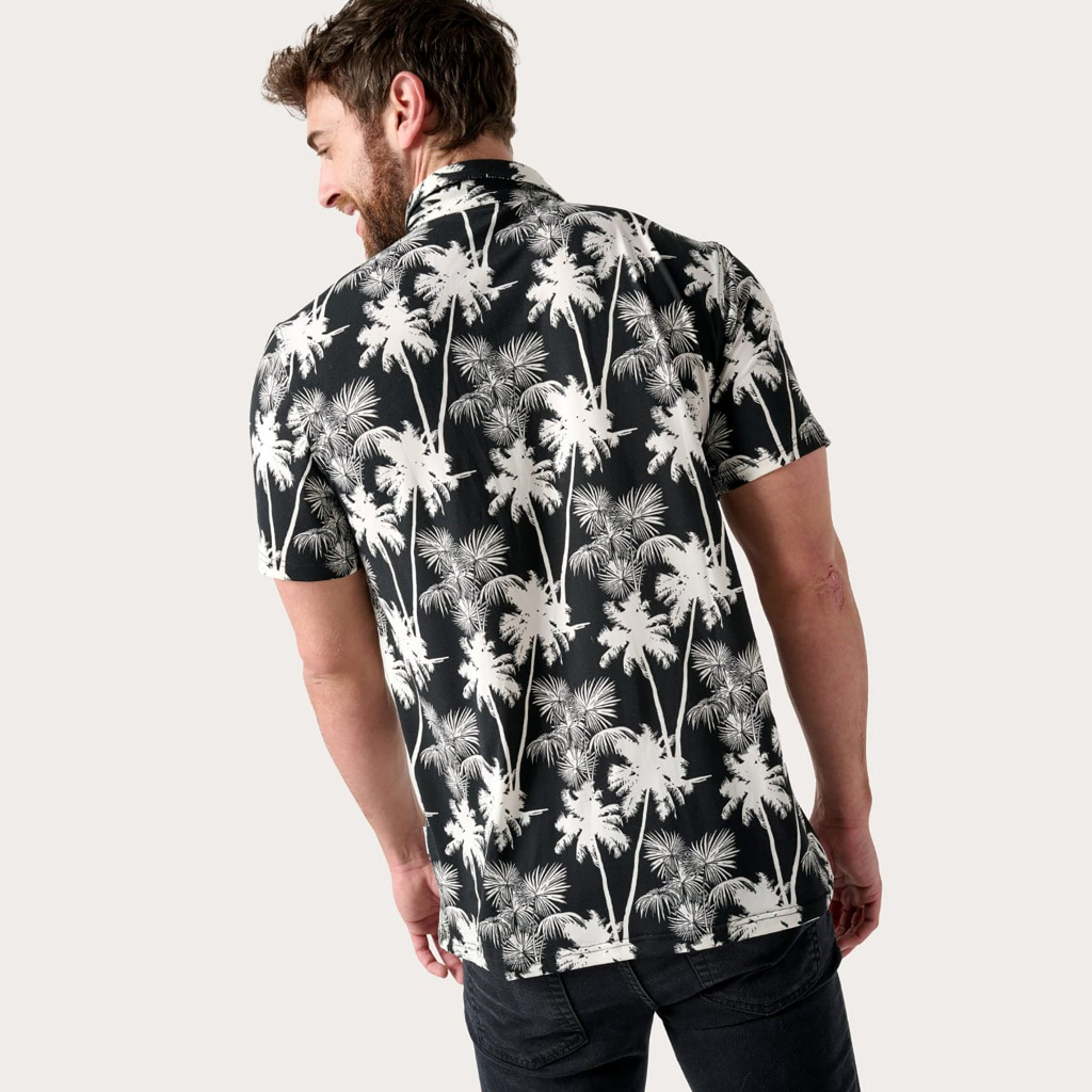 Áo sơ mi nam ngắn tay regular fit xuất Mỹ