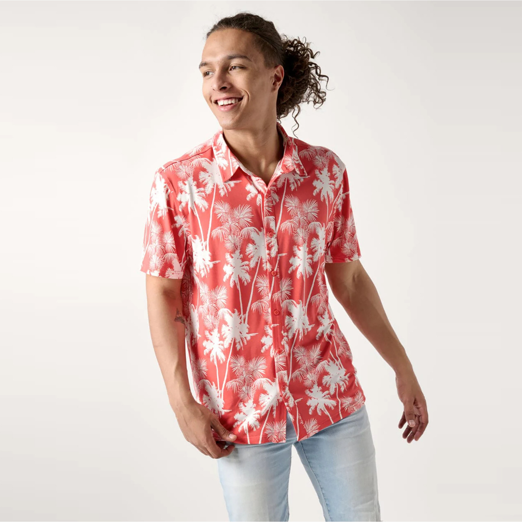 Áo sơ mi nam ngắn tay regular fit xuất Mỹ