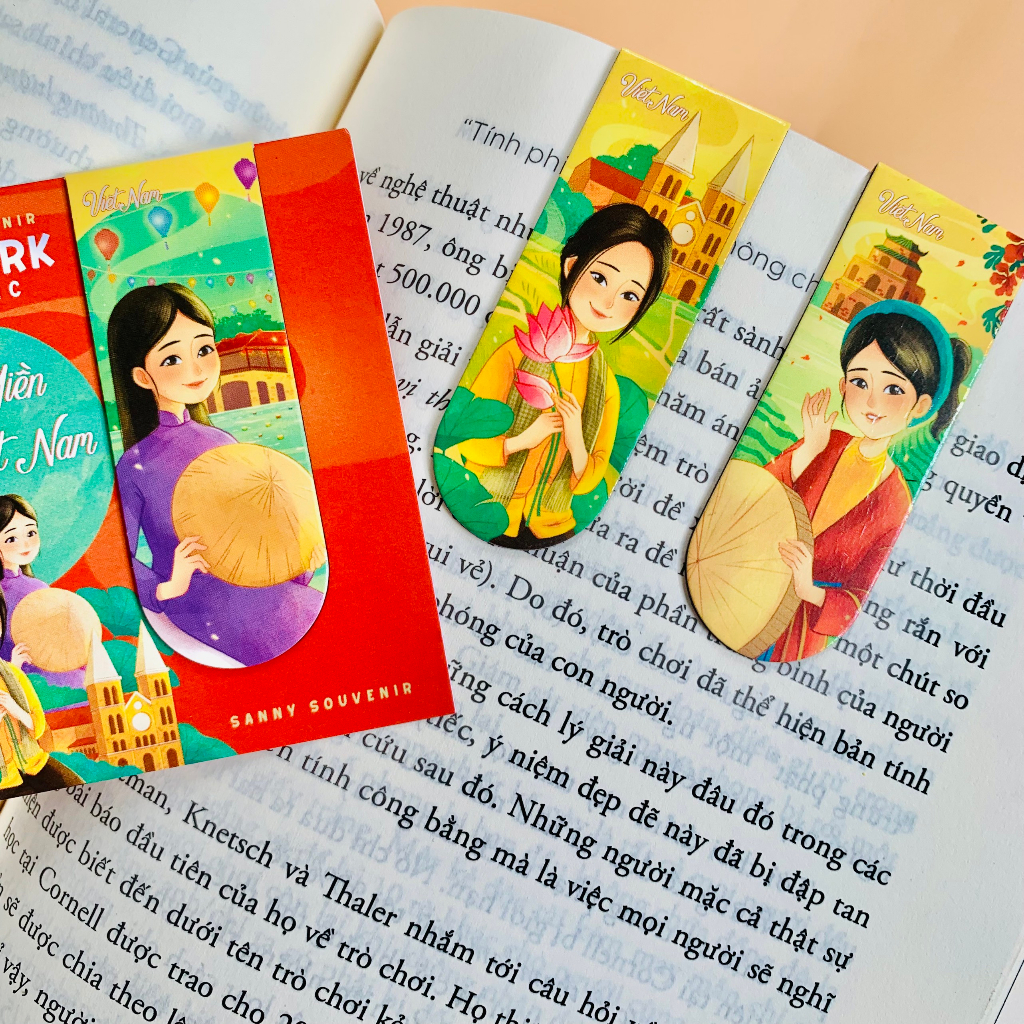 Bookmark nam châm đánh dấu trang SanNy chủ đề Ba miền Việt Nam