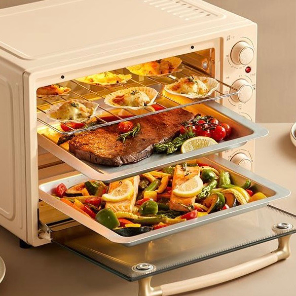 Lò Nướng Điện Bear 40 LÍT - Công Suất 1650W. 2 Tầng nướng. Cam Kết Chính Hãng. Bảo Hành 12 Tháng