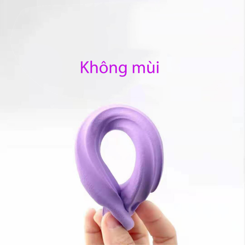 Đất nặn an toàn cho bé không mùi, không dính da tay tạo hình tự khô chuẩn - Movava