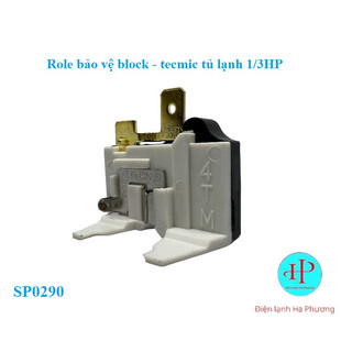 Tecmic tủ lạnh loại 1/3hp - rơ le bảo vệ block tủ lạnh - chân đồng - f9