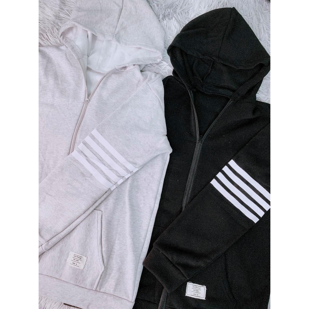 ÁO KHOÁC NỈ THOM SIÊU HOT HIT_ÁO KHOÁC THOME SỌC TAY - Hottrend 2023