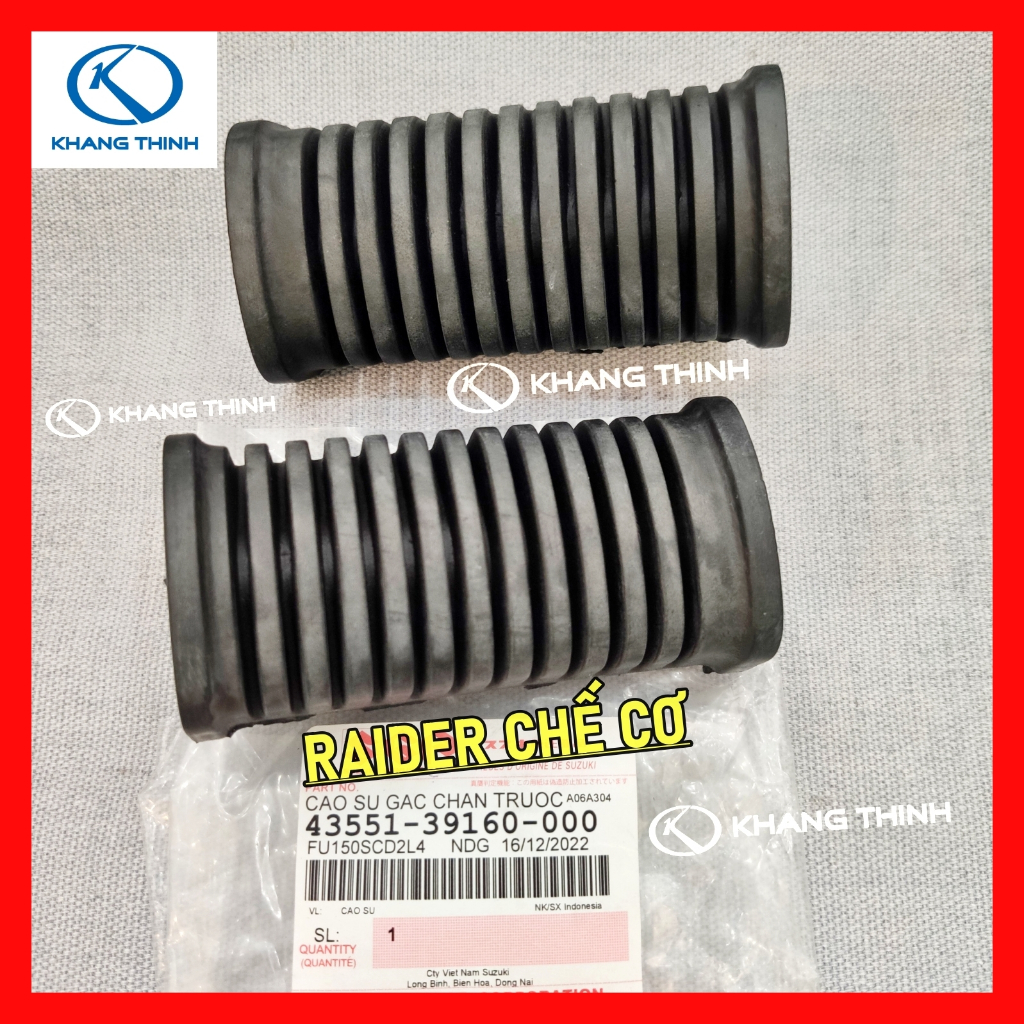 Cao Su Gác Chân Trước - Suzuki Axelo ,Smash,X-Bike,Revo - HÀNG CHÍNH HÃNG