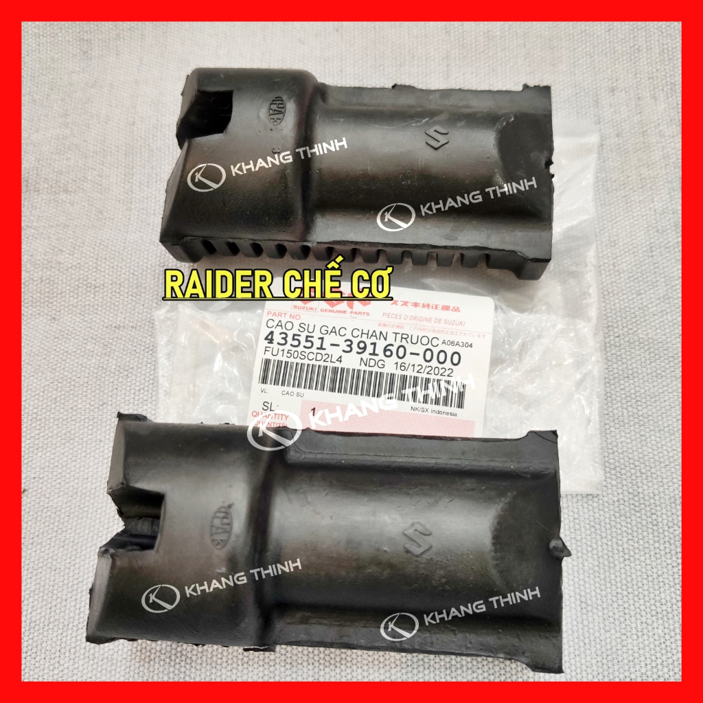 Cao Su Gác Chân Trước - Suzuki Axelo ,Smash,X-Bike,Revo - HÀNG CHÍNH HÃNG