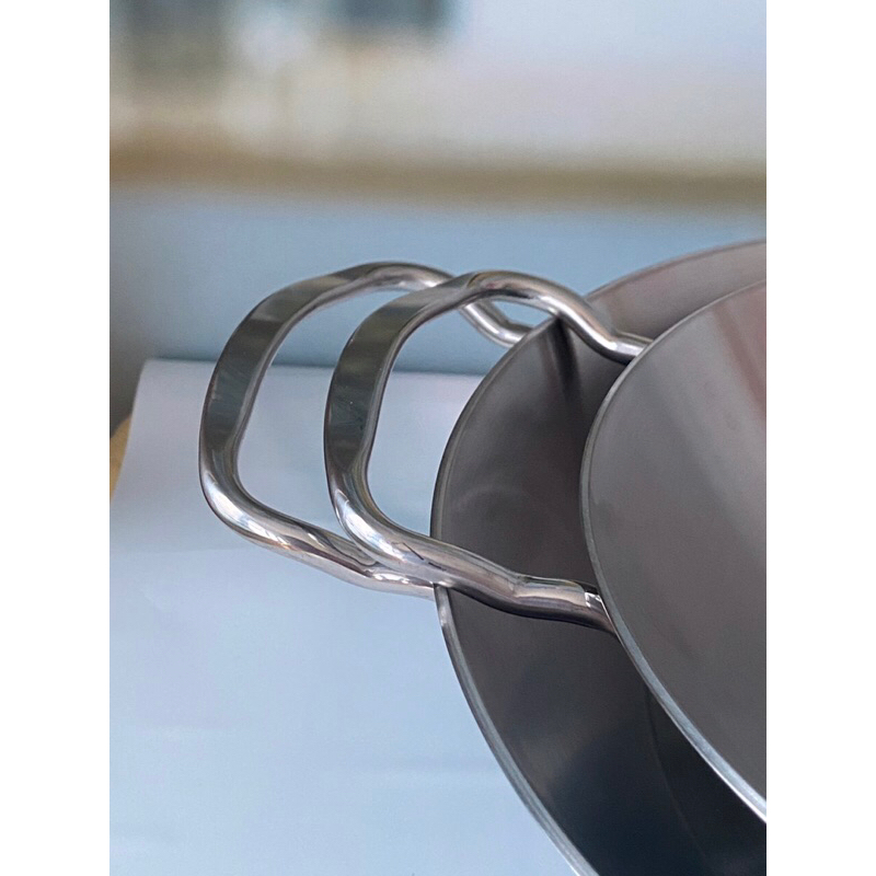 Chảo inox liên khối Chockmen 2 quai inox 18/10