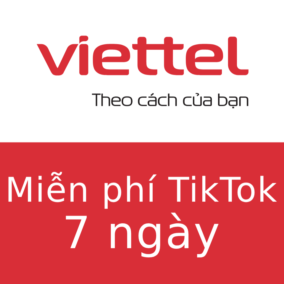 Viettel Miễn phí Tiktok, 7 ngày