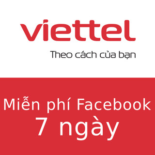 Viettel Miễn phí Facebook và Messenger, 7 ngày