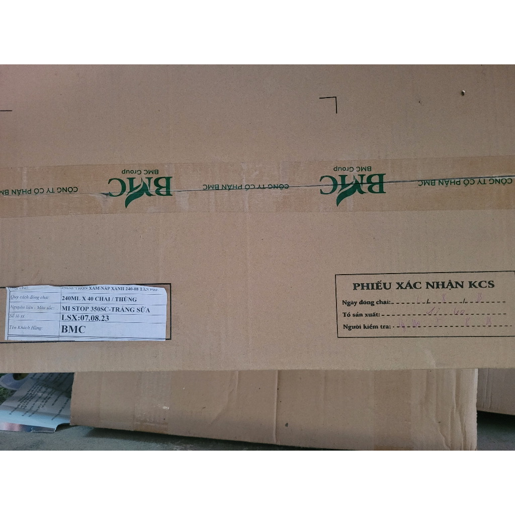 Trừ bệnh lem lép hạt lúa, thán thư, rỉ sắt Mi Stop 350SC  chai 240 ml