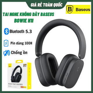 Tai nghe bluetooth chụp tai Baseus Bowie H1i , chống ồn , pin dùng được 100 giờ bảo hành 12 tháng