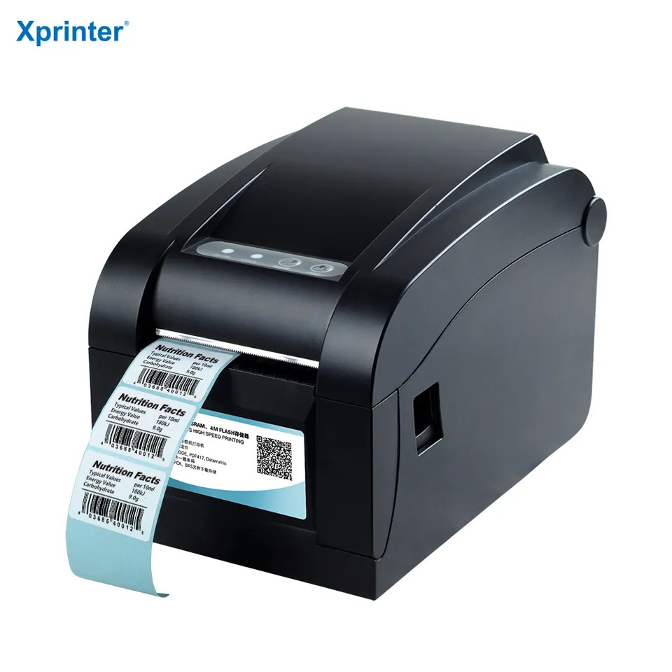 Máy in nhiệt Xprinter XP - 350B Máy in đơn hàng TMĐT, in mã vận đơn và tem dán mã vạch chuyên dụng