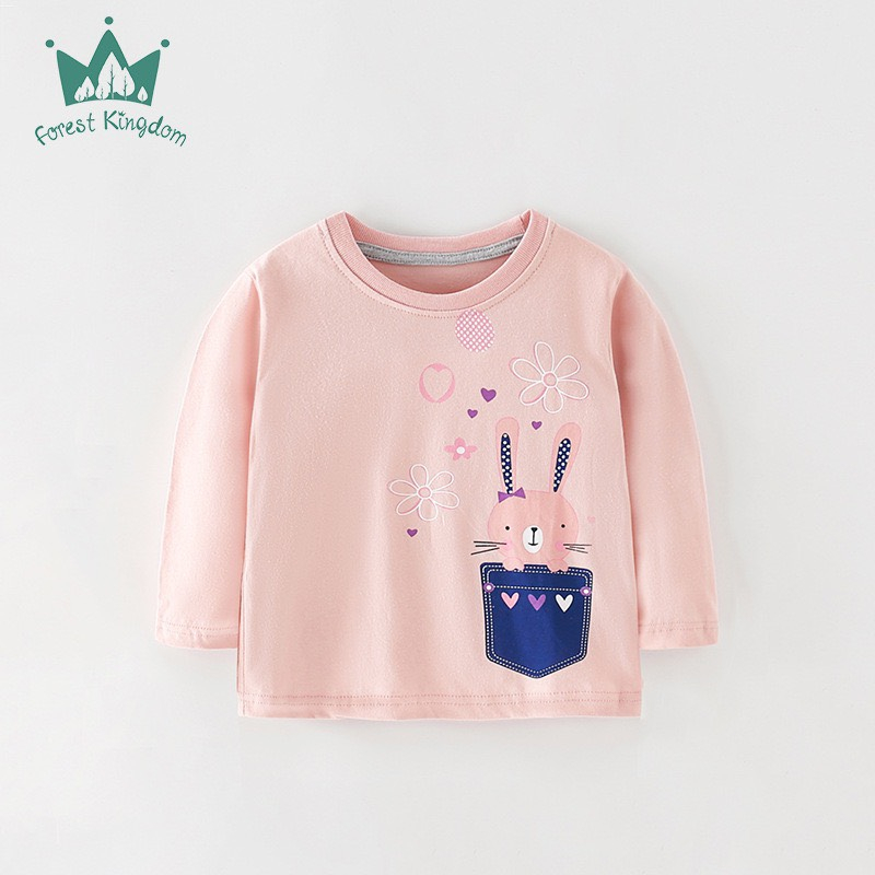 Áo Thun Dài Tay Cotton Nhiều Mẫu Cho Bé Gái Mẫu Mới 2023 P3 - Jumping Beans Official Store