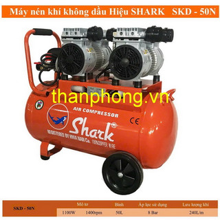Máy nén khí không dầu shark 50 lít
