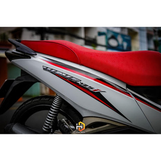 Tem rời future trắng chế wave 125i trắng đỏ đẹp mắt , tem 3 lớp bền màu