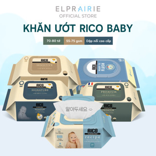 Khăn Ướt Cho Bé, Khăn Lau RICO BABY Nội Địa Hàn Không Mùi, An Toàn Cho Mẹ Bầu Và Trẻ Sơ Sinh, Thành Phần Tự Nhiên