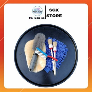 Bộ 5 dụng cụ vệ sinh xe máy và ôtô toàn diện