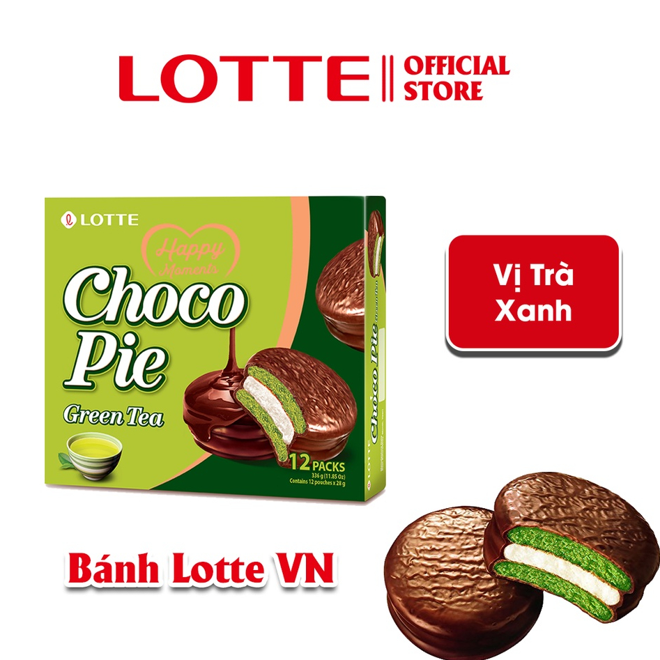 Thùng Bánh Choco Pie Lotte 336gr - 12 cái - 8 hộp Ngon Khó Cưỡng