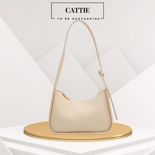 Túi xách nữ túi kẹp nách bags da pu đơn giản da mềm cattie c040