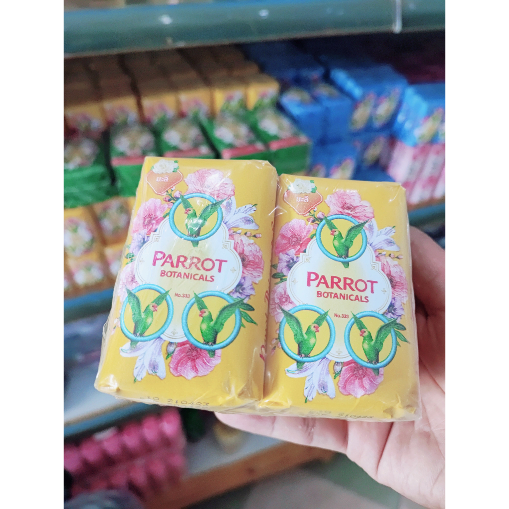 Combo 6 Bánh Xà Phòng - Xà Bông Vẹt - Parrot Botanicals Thái Lan