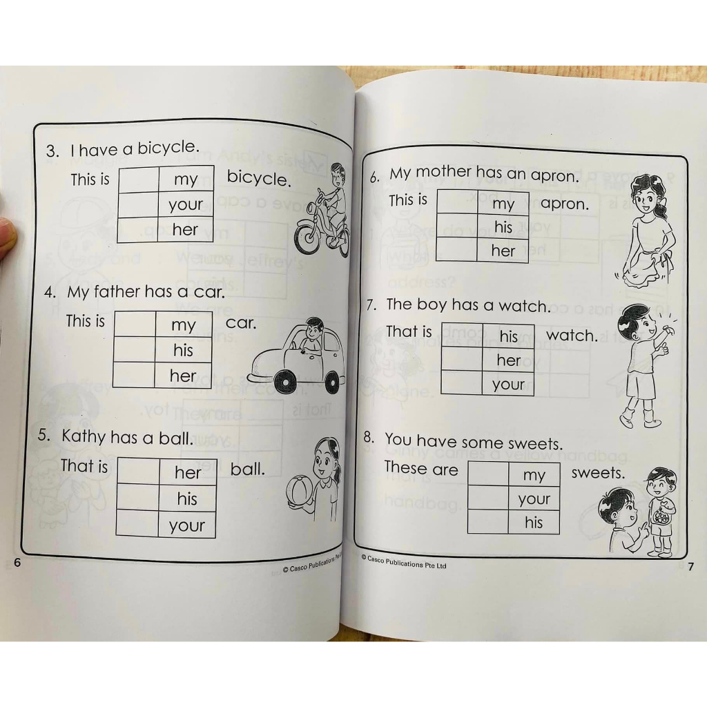 Sách - Casco Grammar cho bé làm quen ngữ pháp - Bộ 4 quyển