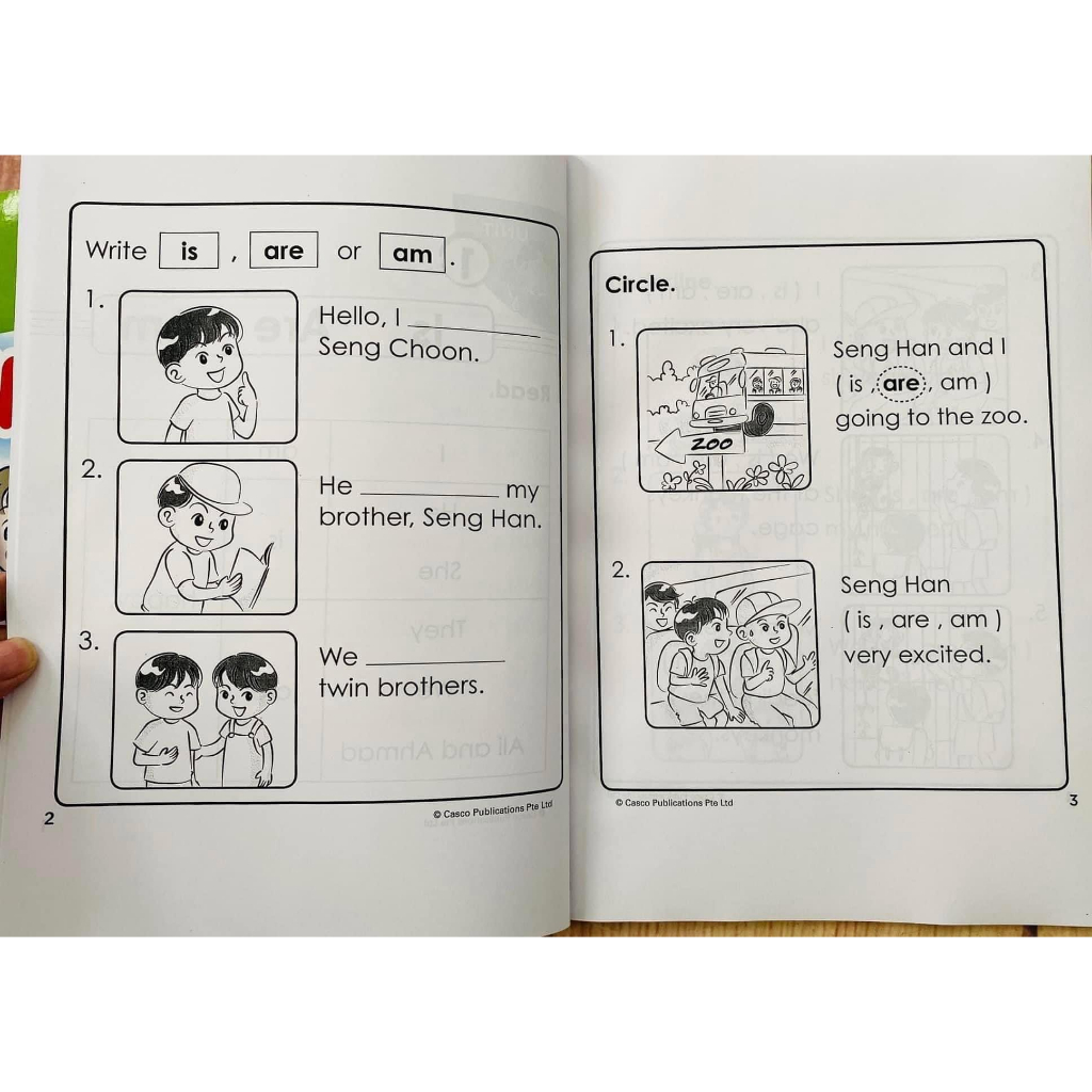 Sách - Casco Grammar cho bé làm quen ngữ pháp - Bộ 4 quyển