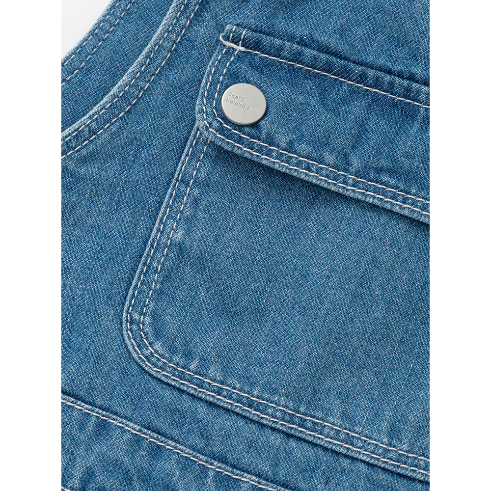 Yếm jeans bé gái chất jeans mềm mang thoái mái BALABALA - KIDS 202223111067