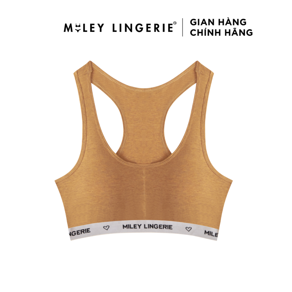  Áo Ngực Thể Thao Nữ Melange Cổ Tròn Active Miley Lingerie Màu Xanh Mint BRM053