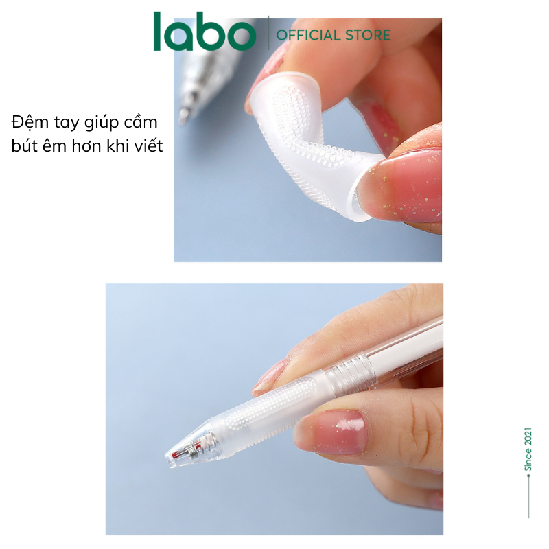 Bút Bi Bấm Mực Gel Domi 911A Thiết Kế Basic Mực Đen Xanh Đỏ Ngòi 0.5mm LABO