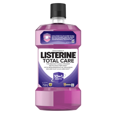 Nước súc miệng chăm sóc toàn diện Listerine Total Care Mouthwash 750ml