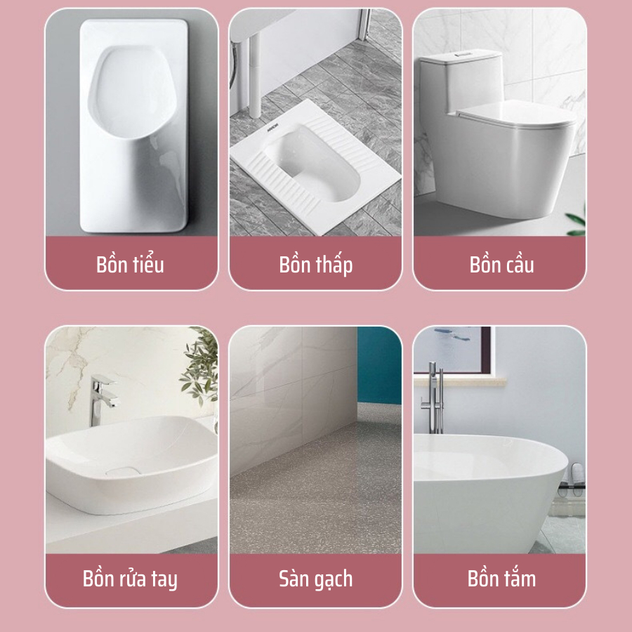 Chai Xịt Tẩy Rửa Bồn Cầu Hương Hoa Anh Đâo Melli Nhà Vệ Sinh Đa Năng Siêu Sạch Khử Khuẩn Nước Hoa Anh Đào 500ml